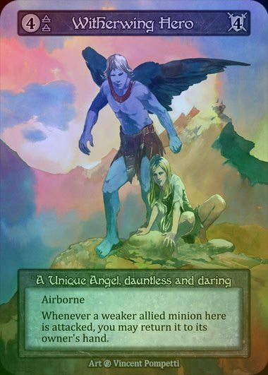 【FOIL】[Air] Witherwing Hero [beta-Unique]